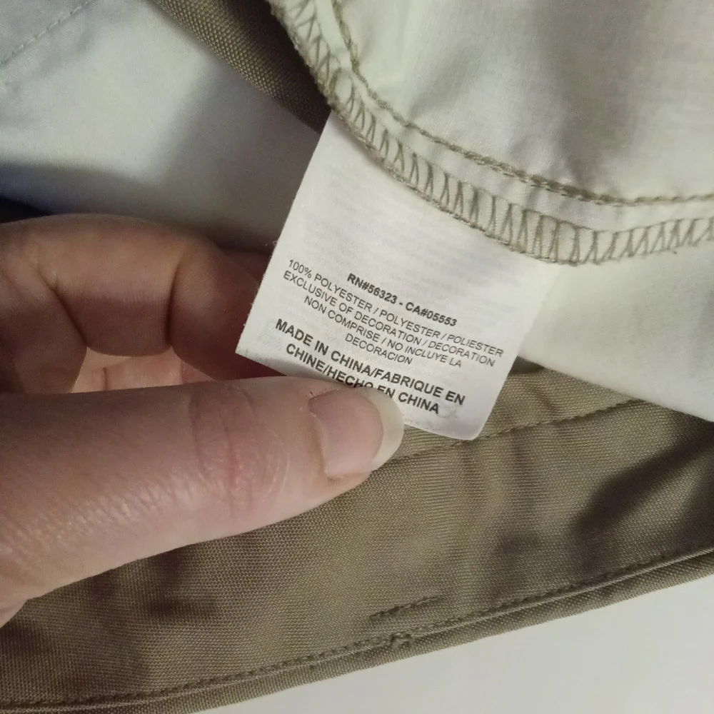Mens Nike Golf Shorts Size 40 Tan